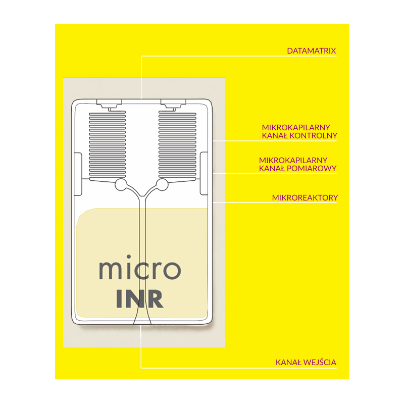 Pasek Chip do monitorowania krzepliwości krwi do aparatu microINR 1 szt.