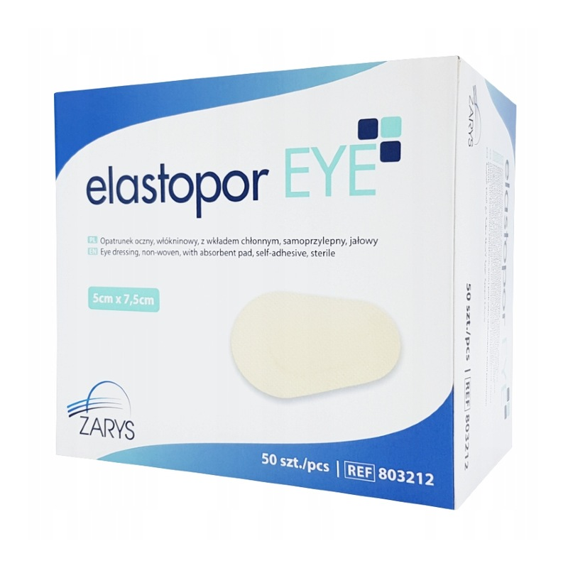 Opatrunek oczny Elastopor EYE ZARYS 5x7.5cm 1szt.